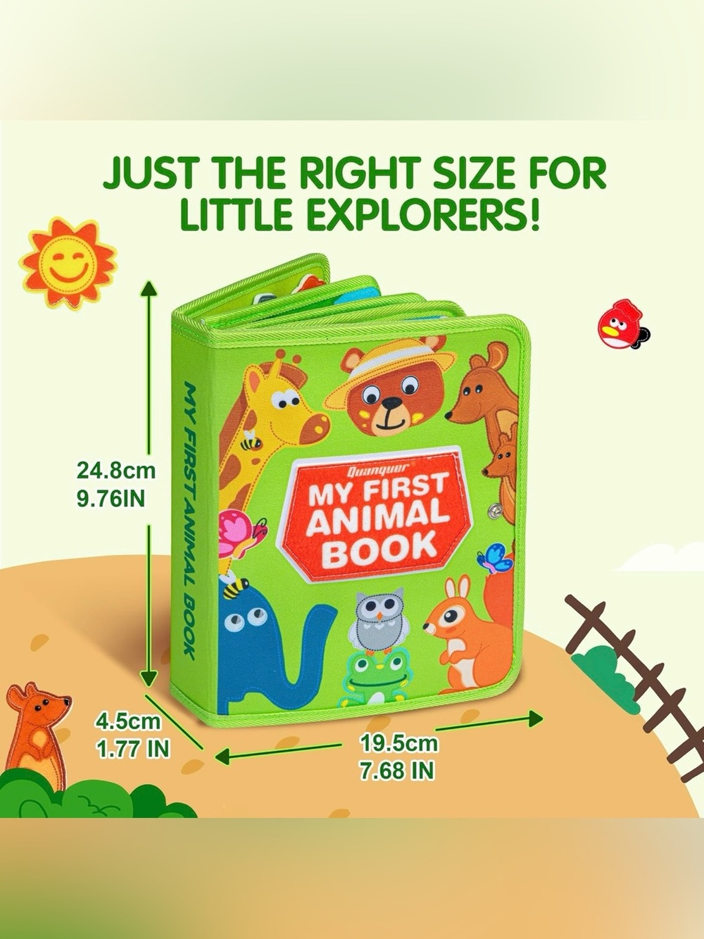 My First Animal Book - Interactive Kids Puzzle Book - Picture 6 of 7
